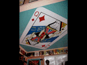 link to QDiamondsOnCeiling Mural web page